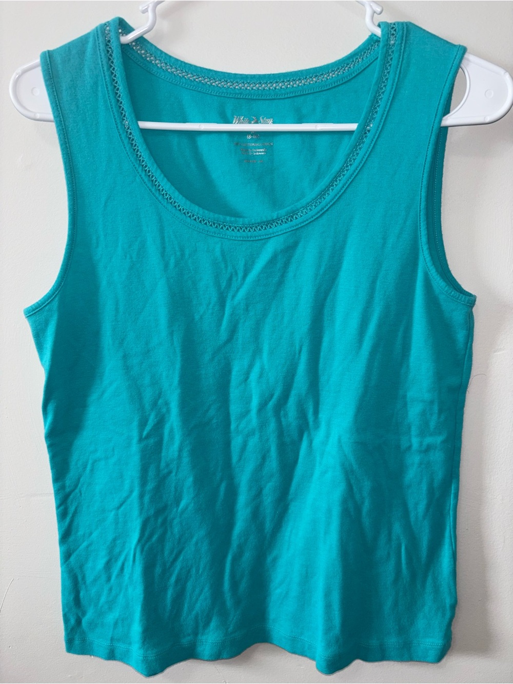 White Stag Turquoise Scoop Neck Tank